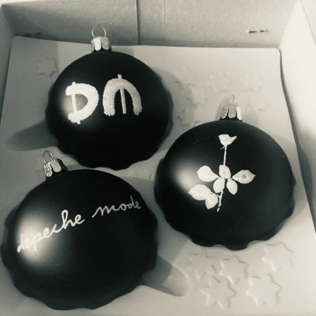 Vianočné gule Depeche Mode (3 ks)