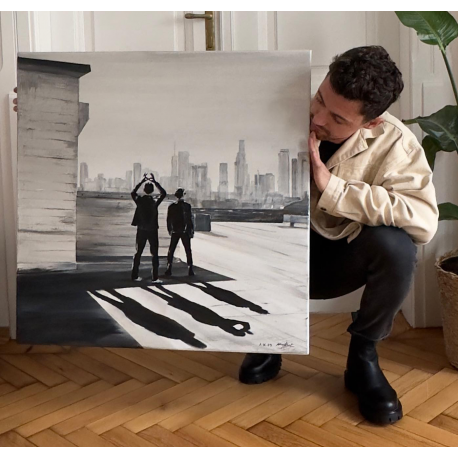 Obraz Depeche Mode NYC 2022, maľba akryl